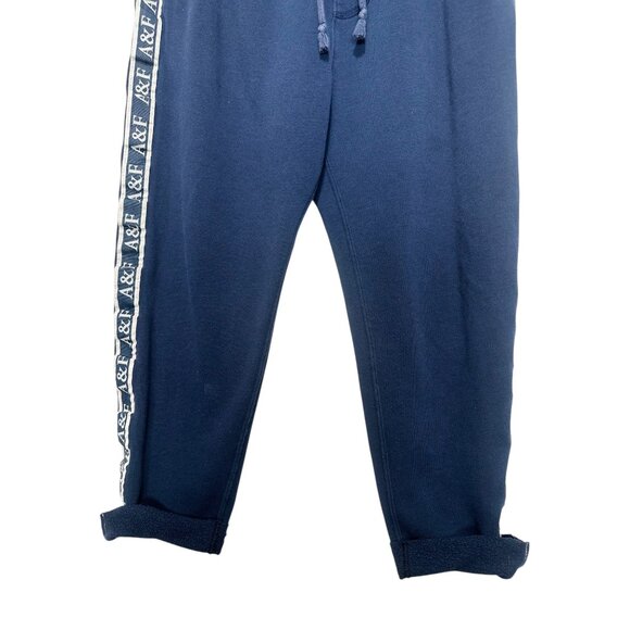 Abercrombie & Fitch Sweatpant Hoodie Set Women Small-Medium Blue Y2K 2000 School - Picture 7 of 16